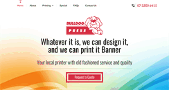 Desktop Screenshot of bulldogpress.com.au